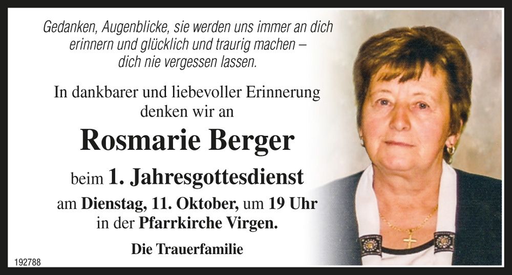 Rosmarie Berger
