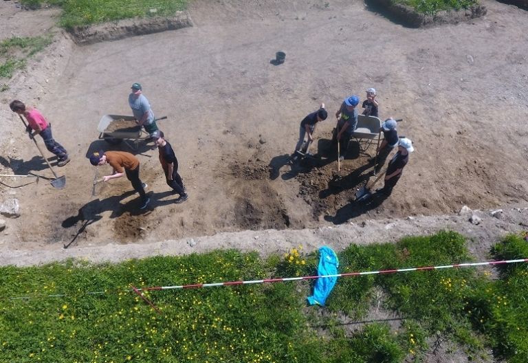 Sch&uuml;ler auf den Spuren der Kelten und R&ouml;mer